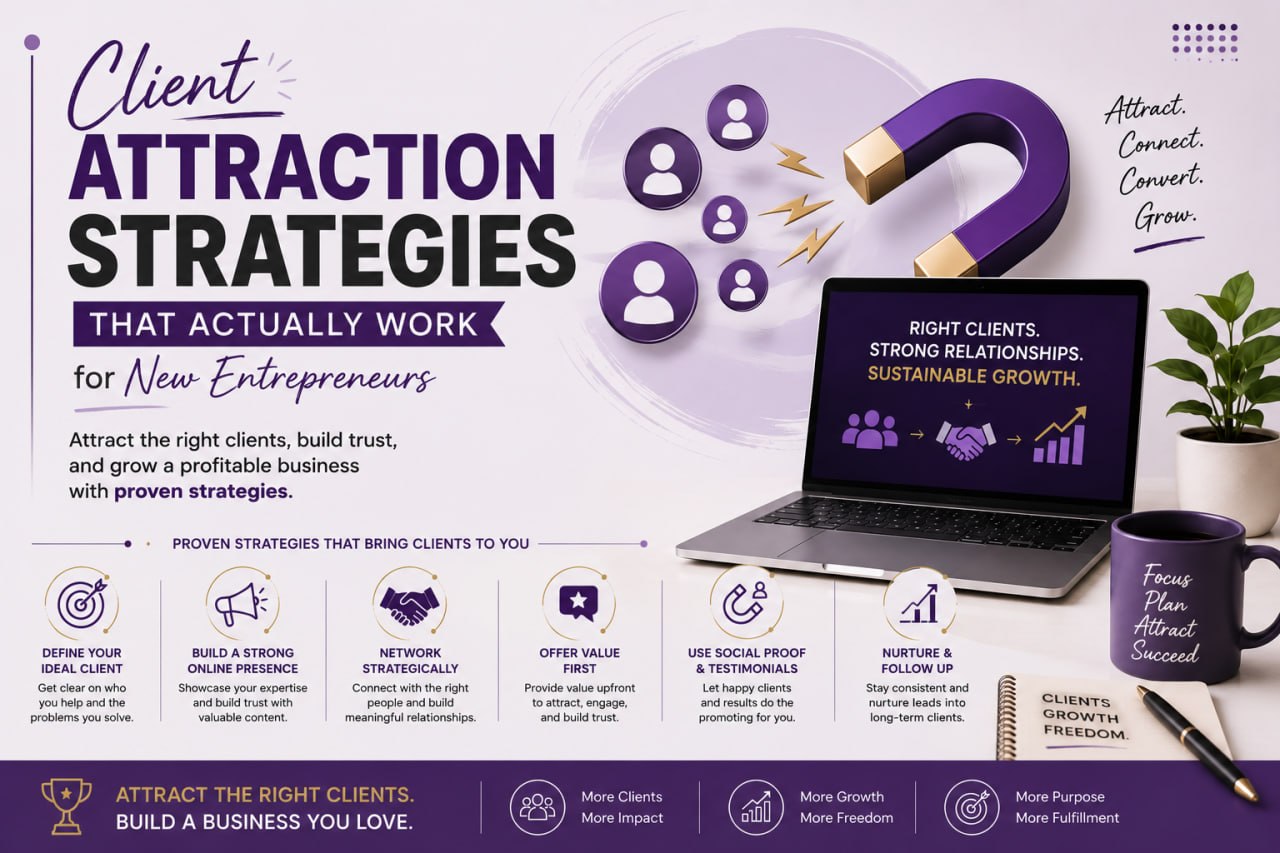 Client Attraction Strategies That Actually Work for New Entrepreneurs