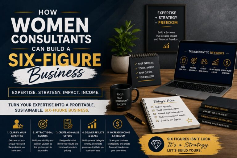 How Women Consultants Can Build a Six-Figure Business