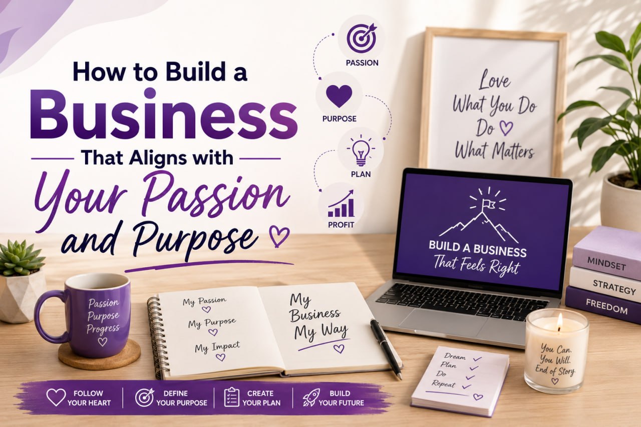 How to Build a Business That Aligns with Your Passion and Purpose