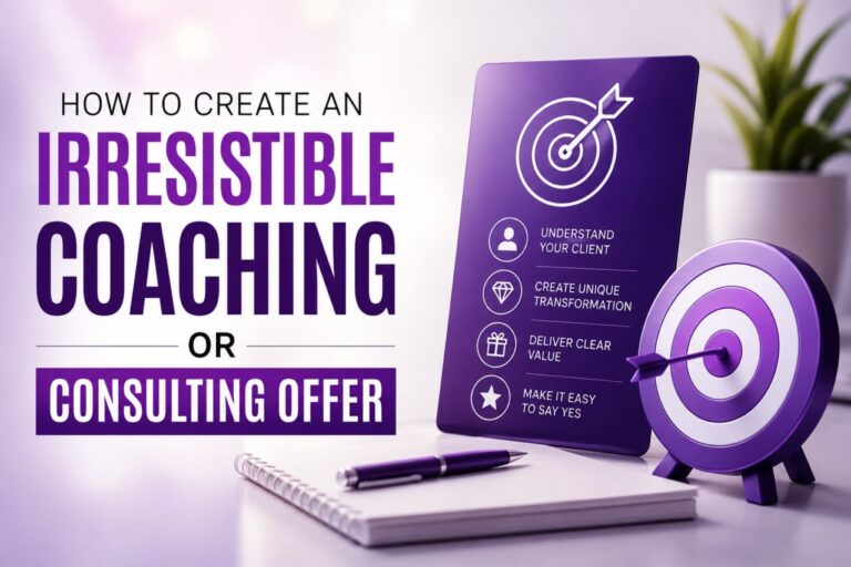 How to Create an Irresistible Coaching or Consulting Offer