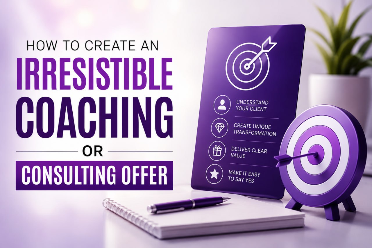How to Create an Irresistible Coaching or Consulting Offer