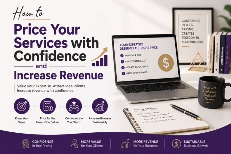 How to Price Your Services with Confidence and Increase Revenue