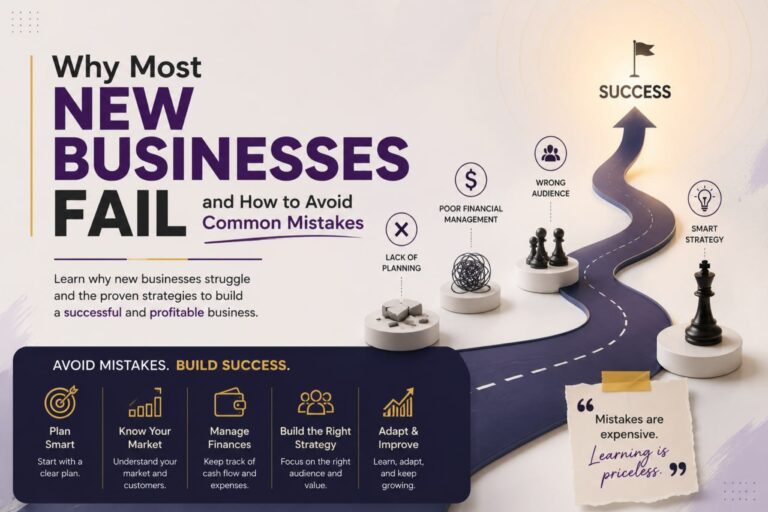 Why Most New Businesses Fail and How to Avoid Common Mistakes