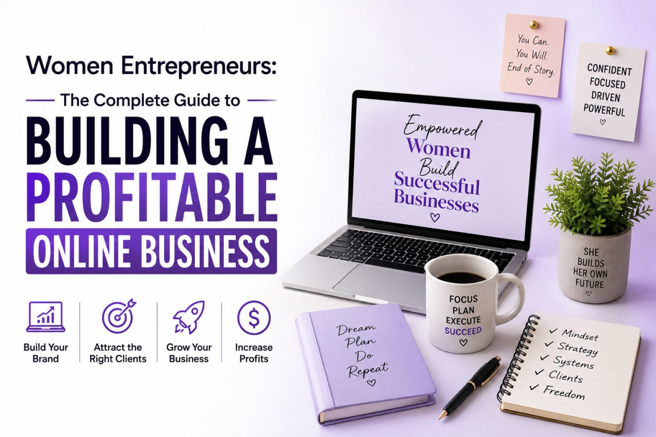 Women Entrepreneurs: The Complete Guide to Building a Profitable Online Business