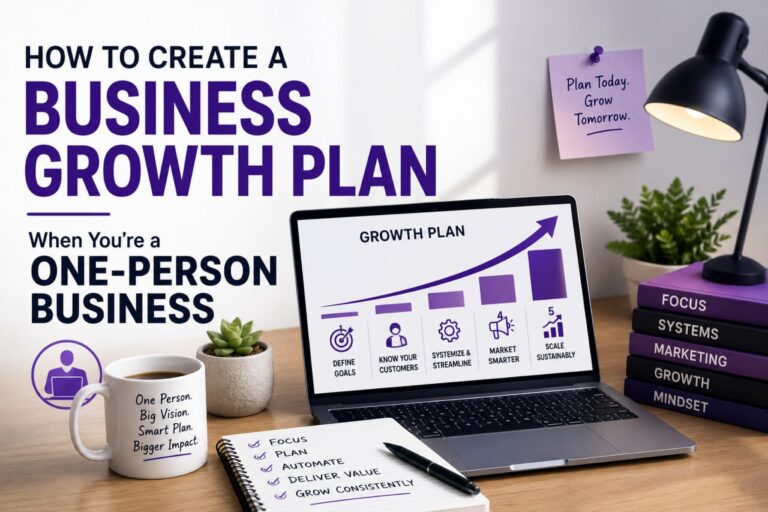 How to Create a Business Growth Plan When You’re a One-Person Business
