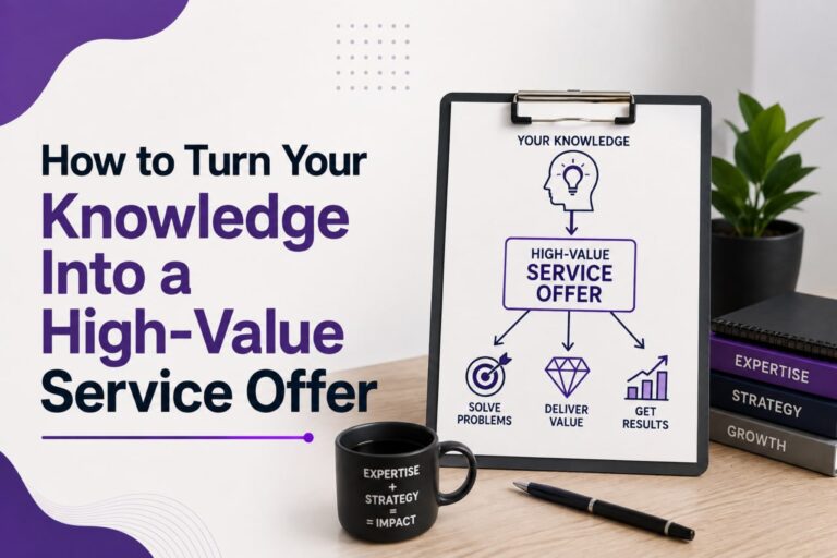 How to Turn Your Knowledge Into a High-Value Service Offer