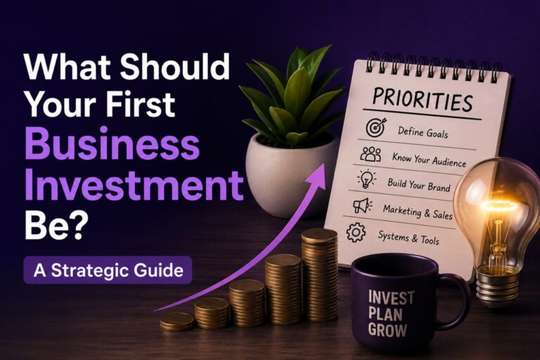 What Should Your First Business Investment Be? A Strategic Guide for New Entrepreneurs