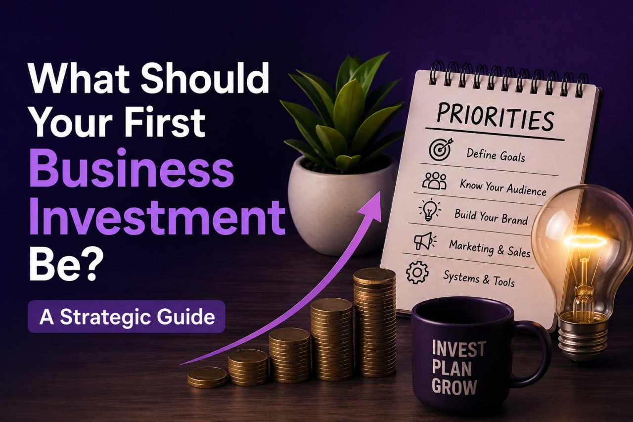 What Should Your First Business Investment Be? A Strategic Guide for New Entrepreneurs